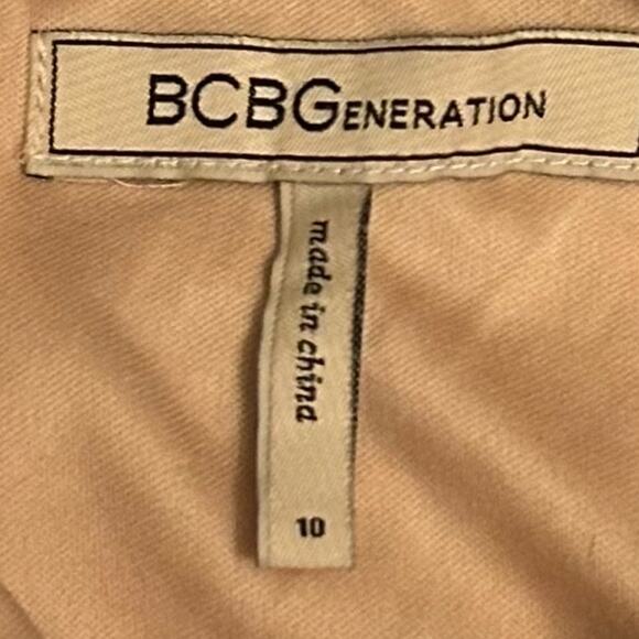 BCBGeneration Pink Paisley Sweetheart Long Sleeve Dress, Size 10, Mini - Picture 7 of 10